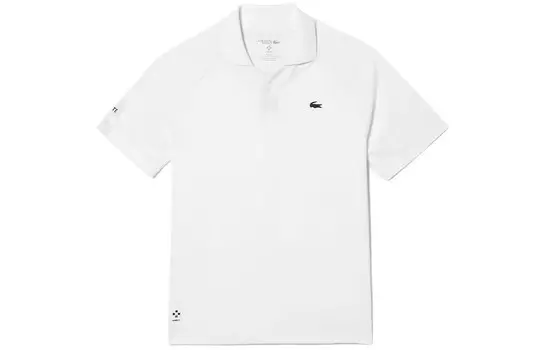 Рубашка поло для мужчин Daniel Медведев Collaboration, белая Lacoste, белый