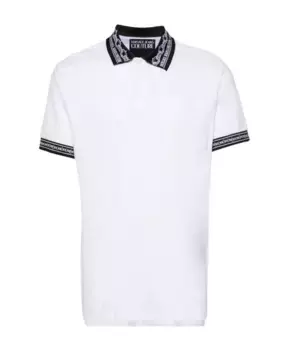 Рубашка поло для мужчин Versace Jeans Couture, белый