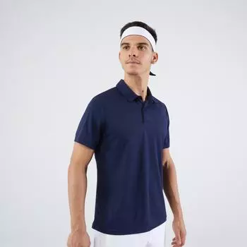 Рубашка-поло для настольного тенниса и сквоша Decathlon 700 Tennis Badminton Padel Artengo, темно-синий