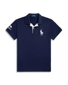 Рубашка-поло для судьи на Открытом чемпионате США Ralph Lauren, синий