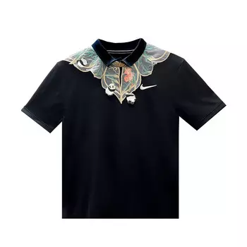 Рубашка поло Dri-FIT Victory унисекс черная Nike, черный