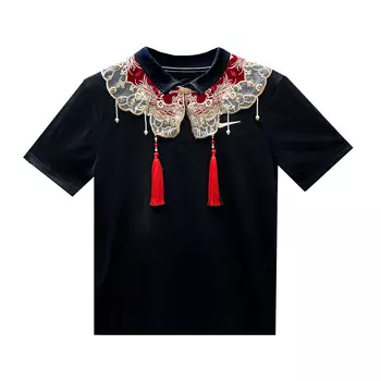 Рубашка поло Dri-FIT Victory унисекс черная Nike, черный