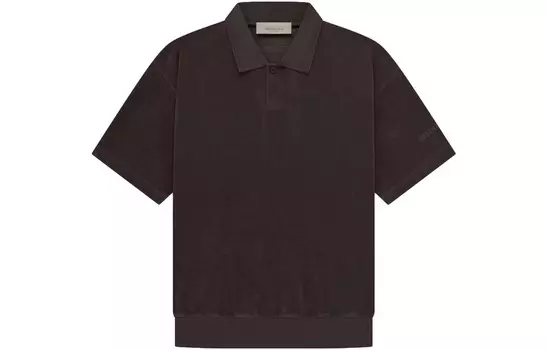 Рубашка поло Drop2 SS23 мужская сливово-фиолетовая Fear Of God Essentials, цвет Plum