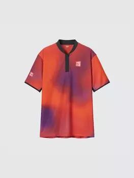 Рубашка поло dry-ex кей нисикори Uniqlo, красный