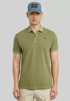 Рубашка поло DUNDA OVERDYED G-STAR, зеленый