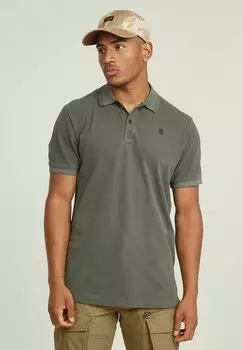 Рубашка поло DUNDA OVERDYED G-STAR, зеленый