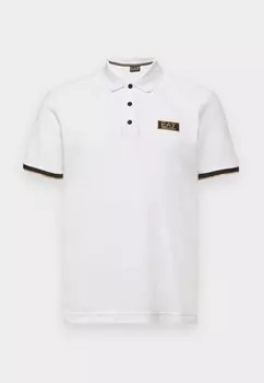 Рубашка поло EA7 Emporio Armani, белый