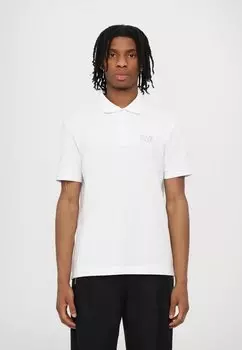Рубашка поло EA7 Emporio Armani, белый