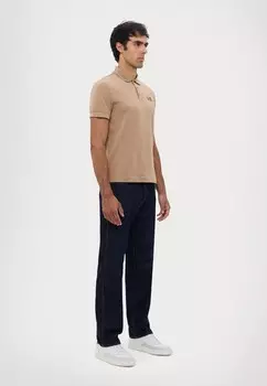 Рубашка поло EA7 Emporio Armani, бежевый
