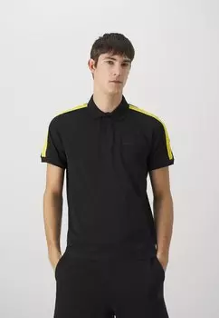 Рубашка поло EA7 Emporio Armani, черный