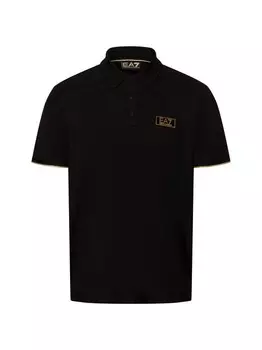 Рубашка поло Ea7 Emporio Armani, черный