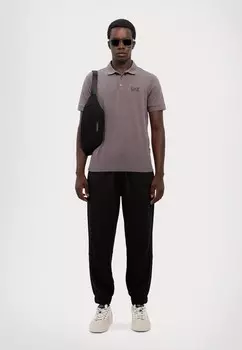 Рубашка поло EA7 Emporio Armani, серый