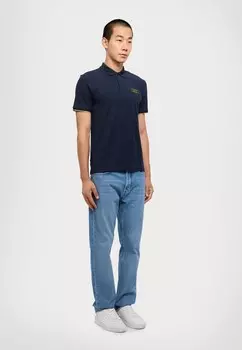 Рубашка поло EA7 Emporio Armani, синий