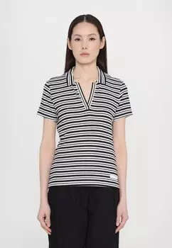 Рубашка поло EA7 Emporio Armani, синий