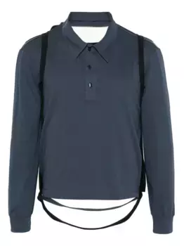 Рубашка поло Eckhaus Latta, синий