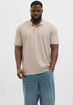 Рубашка поло EINFAR Jack & Jones, бежевый