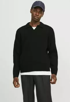 Рубашка поло EINFARBIG Jack & Jones, черный