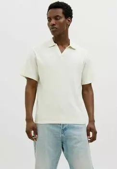 Рубашка поло EINFARBIG POLOKRAGEN Jack & Jones, бежевый