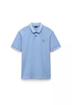 Рубашка поло ELBAS Napapijri, светло-голубой