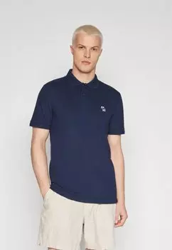 Рубашка-поло ELEVATED ICON NEUTRALS Abercrombie & Fitch, цвет sky captain