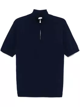 Рубашка-поло Eleventy из тонкой вязки, синий