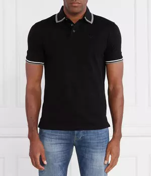 Рубашка поло Emporio Armani, черный