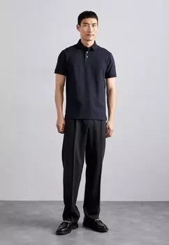 Рубашка поло Emporio Armani, темно-синий