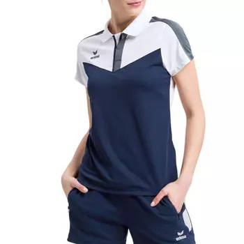 Рубашка-поло Erima, цвет weiss/weiss/navyblau