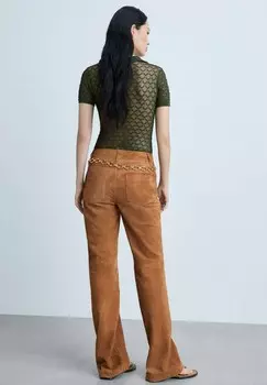 Рубашка поло ESCAMAS Mango, светло-зеленый