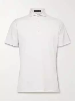 Рубашка-поло Essential из эластичного пике для гольфа G/FORE, белый