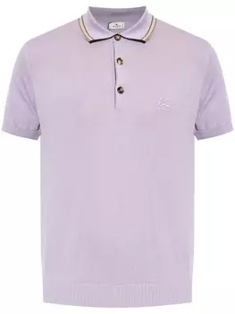 Рубашка-поло ETRO finr-knit, фиолетовый