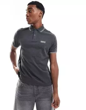 Рубашка поло Evan с наконечником темно-серого цвета Barbour International