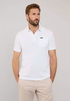 Рубашка поло Faonnable, белый