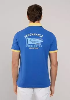 Рубашка поло Faonnable, синий