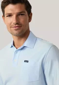 Рубашка поло Faonnable, светло-голубой