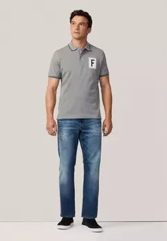 Рубашка поло Faonnable, светло-серый