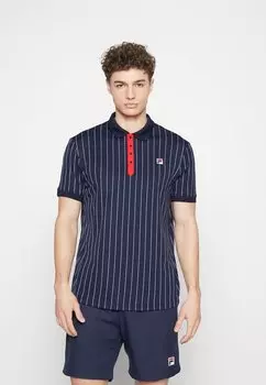 Рубашка поло Fila STRIPES, цвет Navy/White