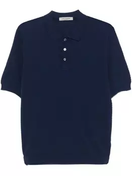 Рубашка-поло Fileria из хлопка, синий