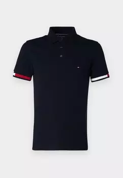 Рубашка поло FLAG CUFF SLIM Tommy Hilfiger, темно-синий