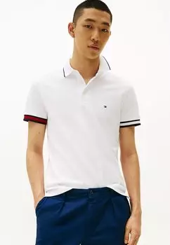 Рубашка поло FLAG CUFF Tommy Hilfiger, белый