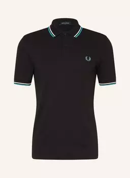 Рубашка поло FRED PERRY Piqu M3600 Slim Fit, черный