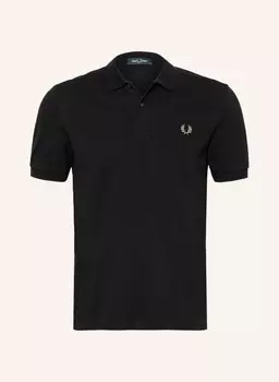 Рубашка поло FRED PERRY Piqu M6000 Slim Fit, черный