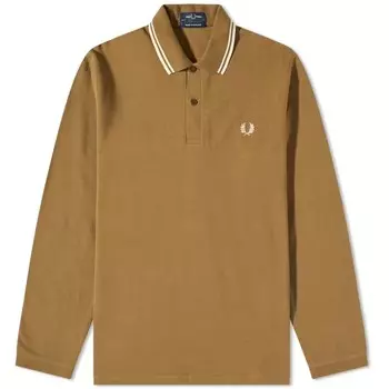 Рубашка-поло Fred Perry с двумя кончиками, светло-коричневый