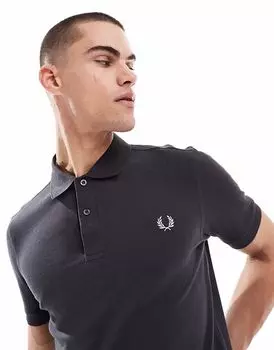 Рубашка-поло Fred Perry серого цвета