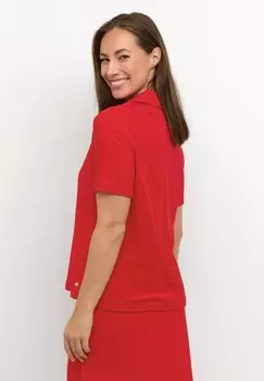 Рубашка-поло Fria Cream, красный