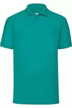 Рубашка-поло Fruit of the Loom 65 35, emerald