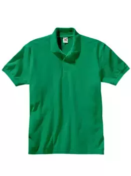 Рубашка-поло Fruit of the Loom "Poloshirt", зеленый