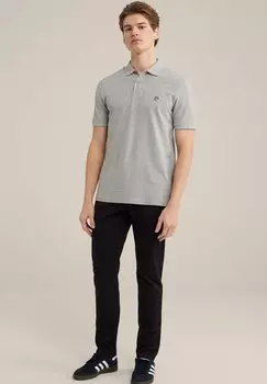 Рубашка-поло Fundamentals WE Fashion, серая
