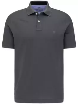 Рубашка-поло FYNCH-HATTON с небольшим логотипом бренда, цвет Asphalt