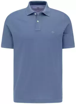 Рубашка-поло FYNCH-HATTON с небольшим логотипом бренда, цвет Pacific